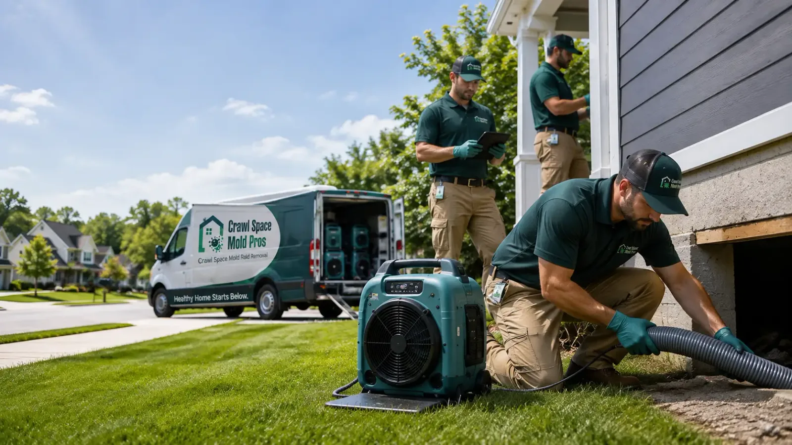 Crawl Space Mold Removal in Parksley, VA